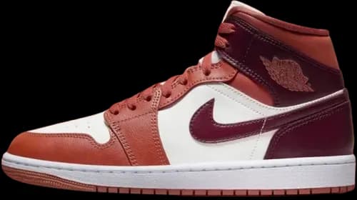image de Air Jordan 1 Mid Wmns Dusty Peach Bq6472-200