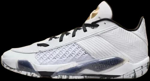 image de Air Jordan 38 Low White Metallic Gold Fd2326 107