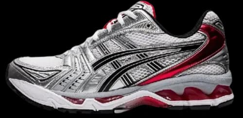 image de Asics Gel Kayano White Classic Red 120A019-103