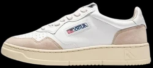 image de Autry Medalist Low White Beige AULMLS33