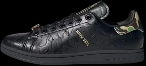 image de Bape x adidas Stan Smith "Core Black" IG1116