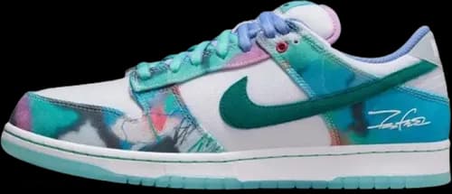 image de Futura Nike Sb Dunk Low Bleached Aqua HF6061-400