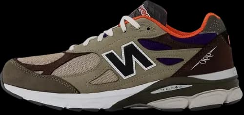 image de New Balance 990V3 Made In USA Tan Blue M990TB3