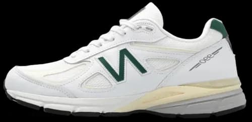 image de New Balance 990v4 Made in USA White Green U990TC4