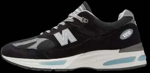 image de New Balance 991v2 Made in UK Black Grey U991BK2