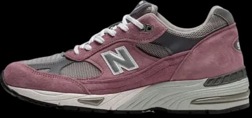 image de New Balance 991 Made In UK Pink Suede M991PGG