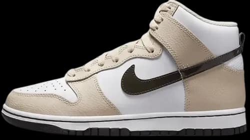 image de Nike Dunk High WMNS Tan Brown FD9874-100
