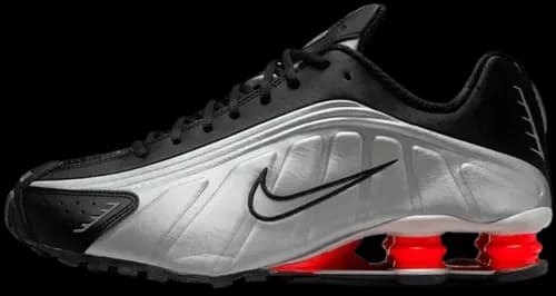 image de Nike Shox R4 Black Metallic Silver Bv1111 008