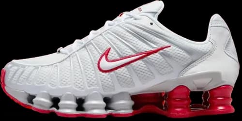 image de Nike Shox TL WMNS "Platinum Tint White Gym Red" FZ4344-001