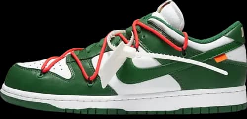 image de Off-White x Nike Dunk Low Pine Green CT0856-100