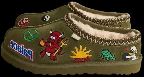image de Palace x UGG Tasman Slipper "Green Suede"