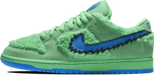 image de Nike x Grateful Dead SB Dunk Low GREEN BEAR