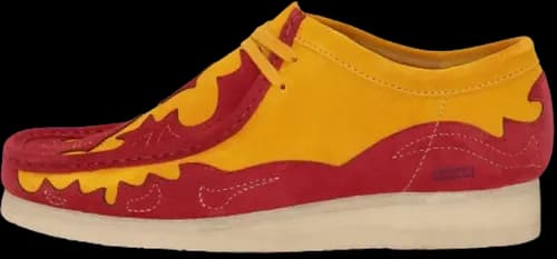 image de Supreme Clarks Wallabee Yellow Red