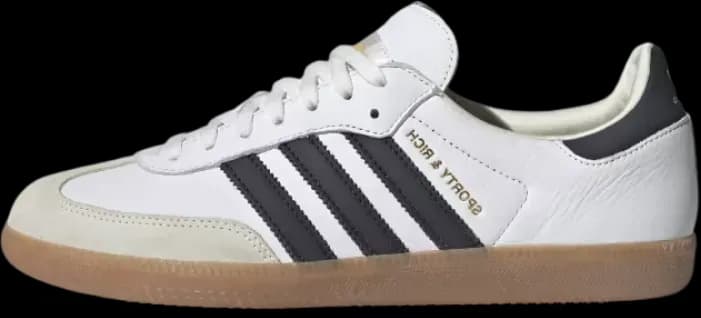 sporty and rich adidas samba og cloud white HP3354
