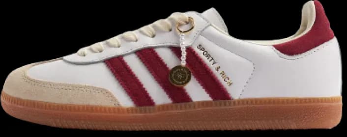 Sporty & Rich Adidas Samba OG White Core Burgundy IF5660