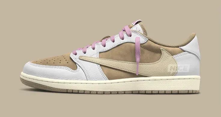 travis scott x air jordan 1 low og  dark pony dz4137-206