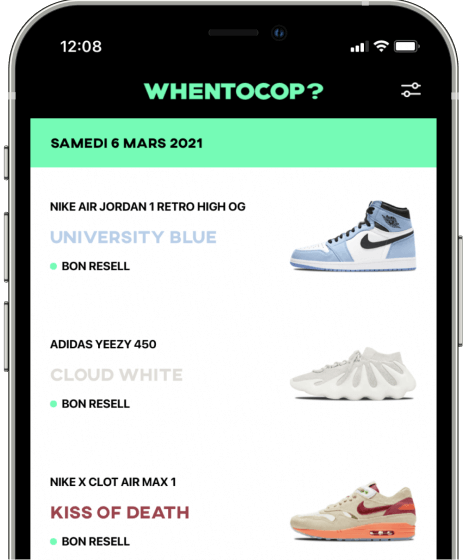 mock up iPhone WhenToCop? application