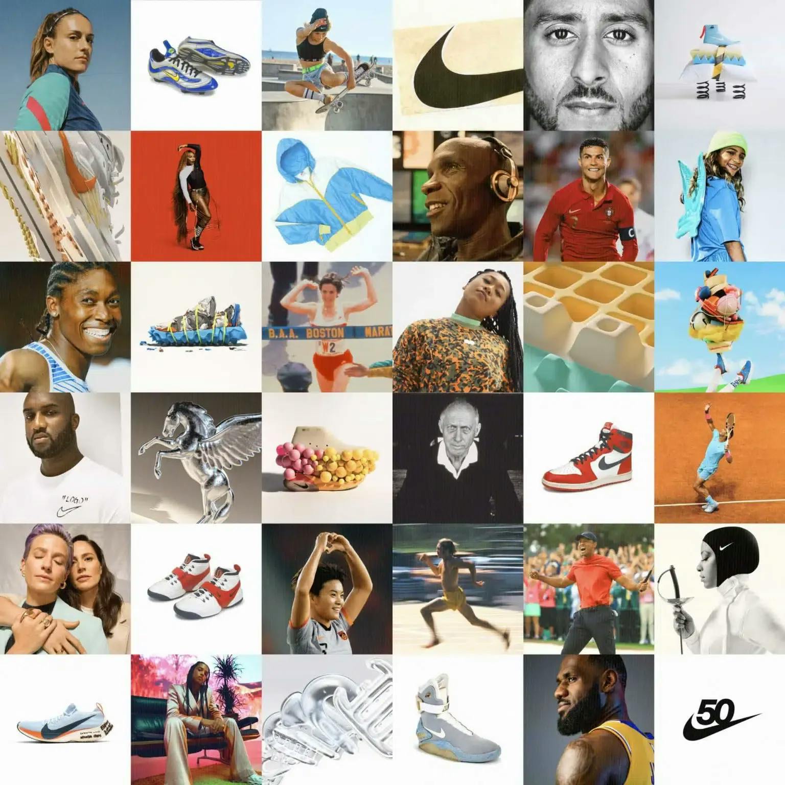 50 ans Nike 5 jours célébration