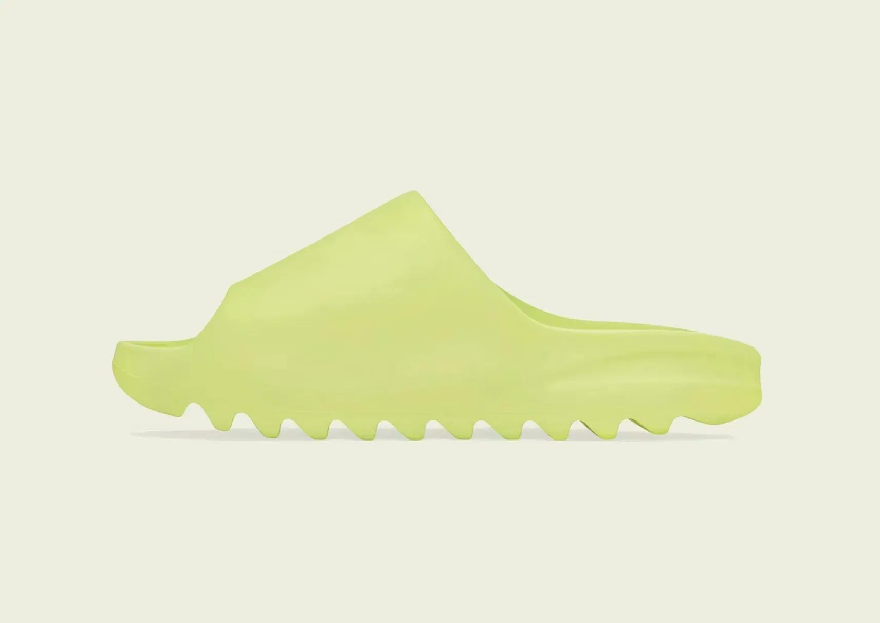 adidas yeezy slide glow green gx6138 yeezy day 2022