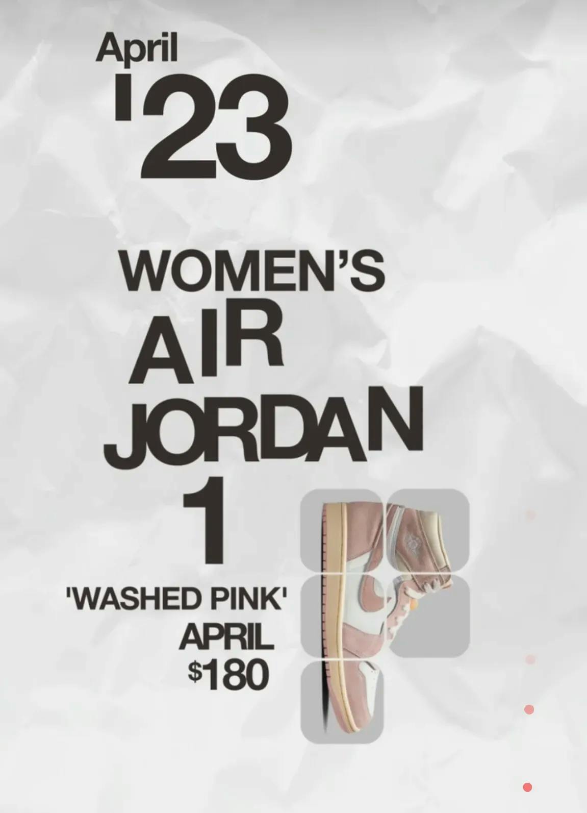 air jordan 1 high og wmns washed pink FD2596-600