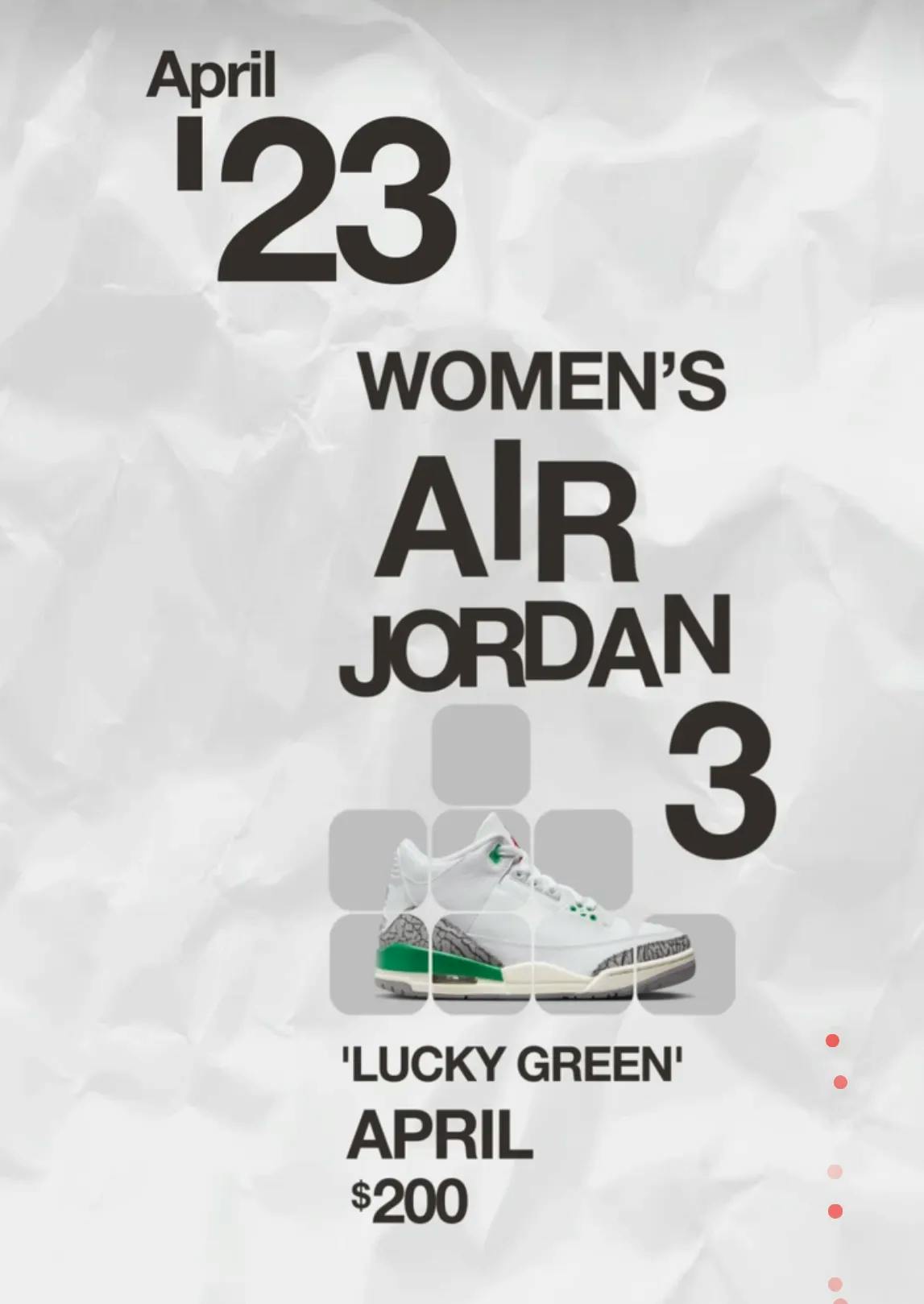 air jordan 3 wmns lucky green CK9646-136