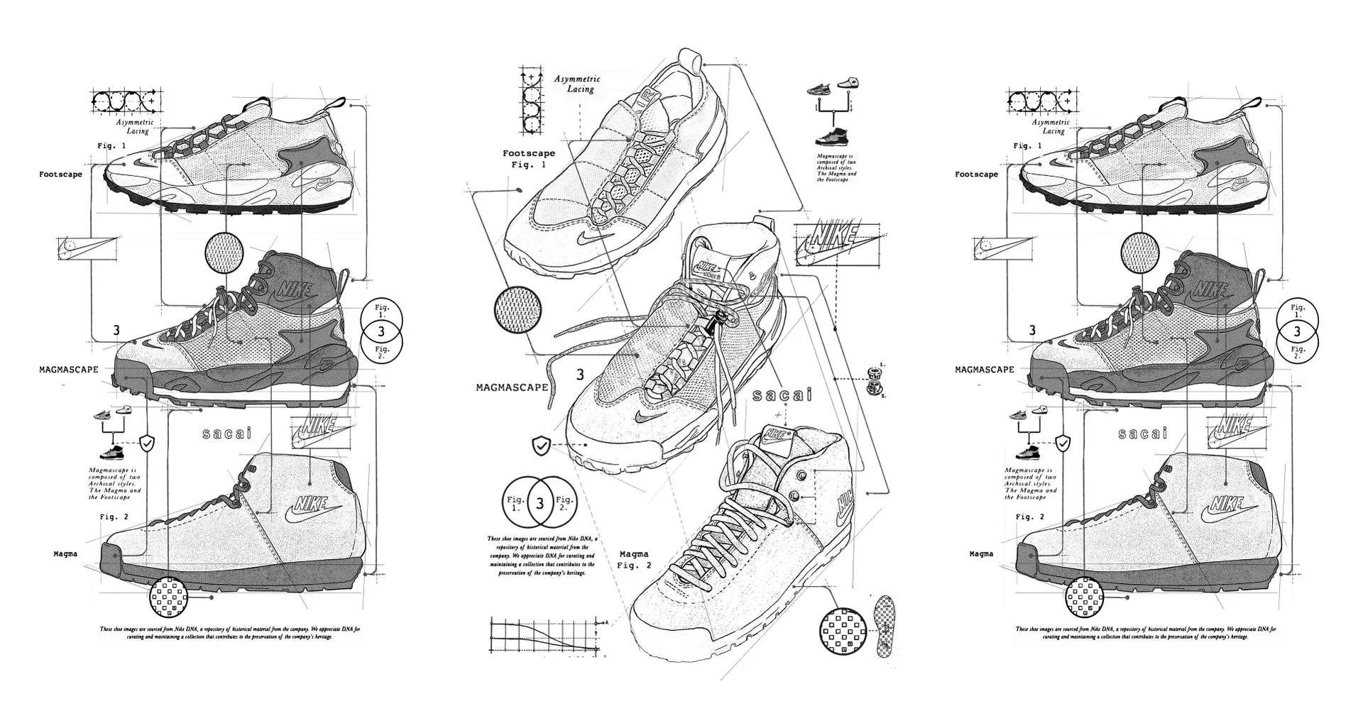 Sacai Nike Magmascape Sketch
