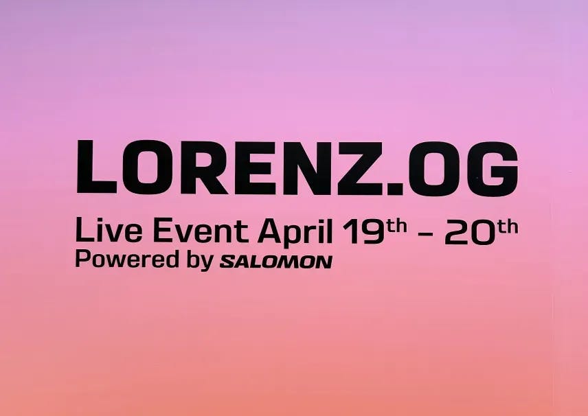 Lorenz.og x Salomon Live Event Paris Avril 2023