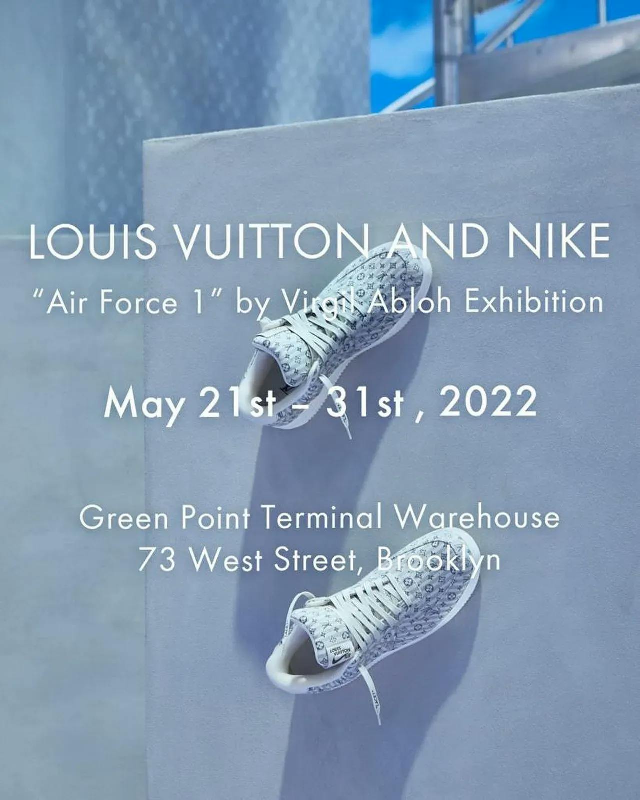 louis vuitton air force 1 exposition new york 2022