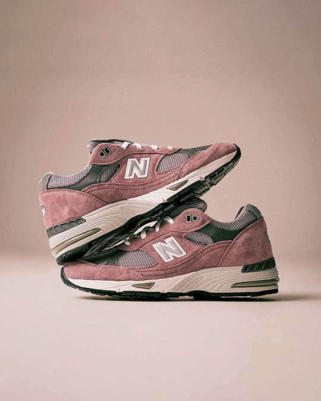 new balance 991 made in uk pink suede W991PGG